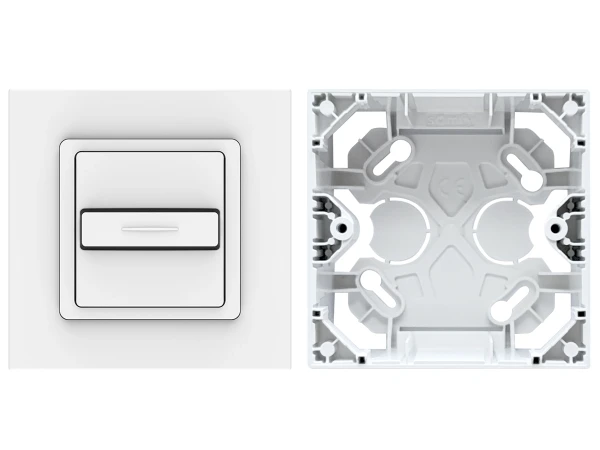 vypínač na omietku SMOOVE UNO WT 5P