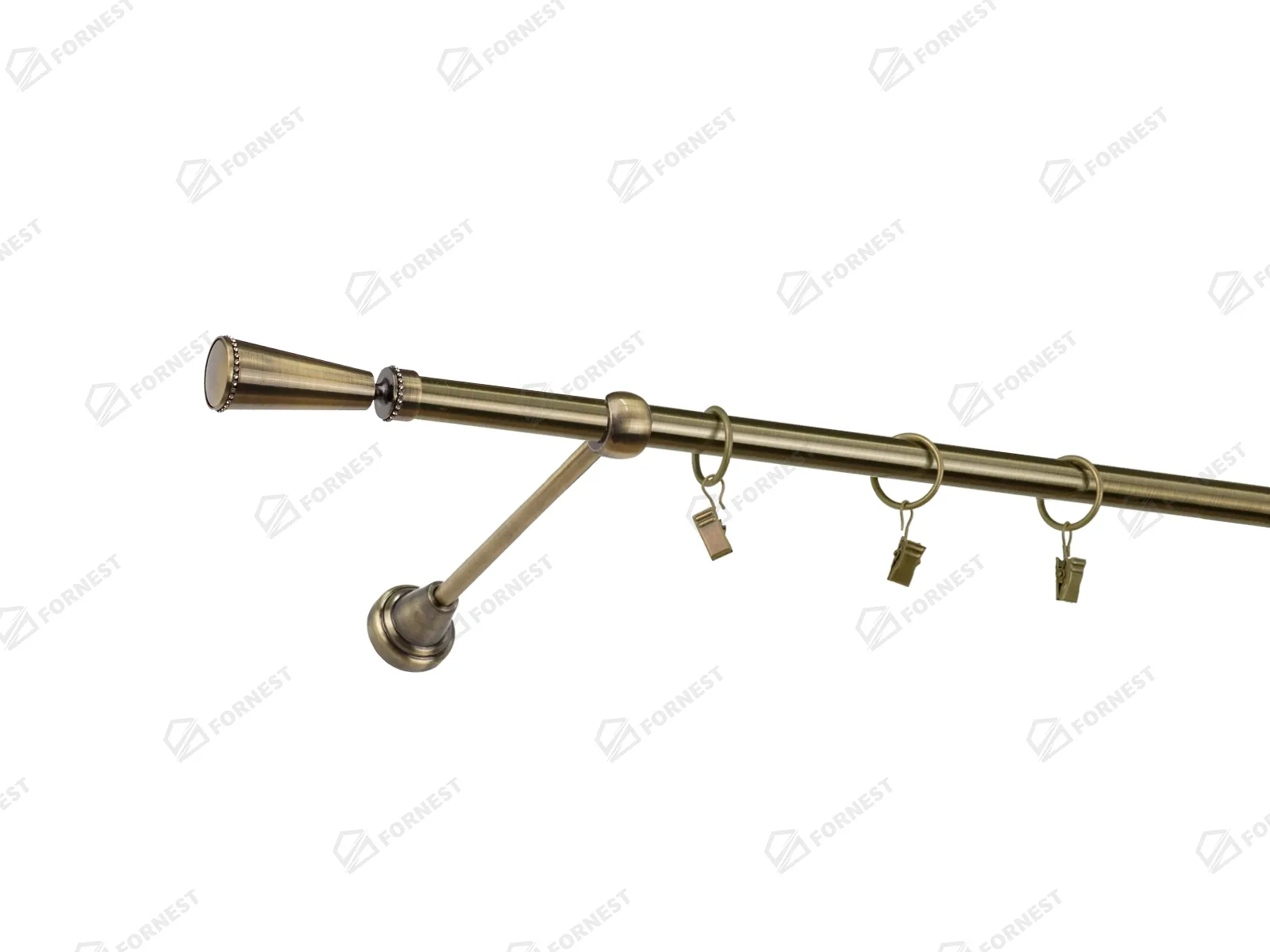 Garniža 16mm - 1rad - MILANO CRYSTAL - antik