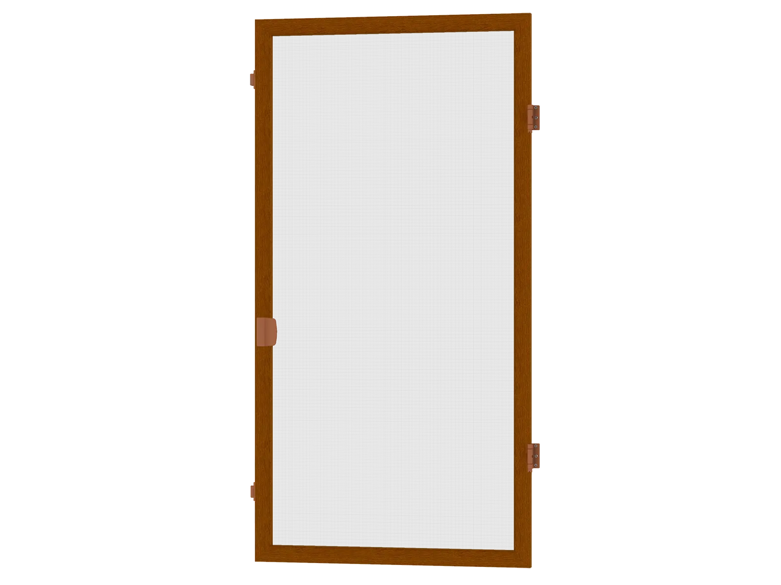 Sieťky na DVERE - pántové - DUB ZLATÝ drevoimitácia - bez priečky