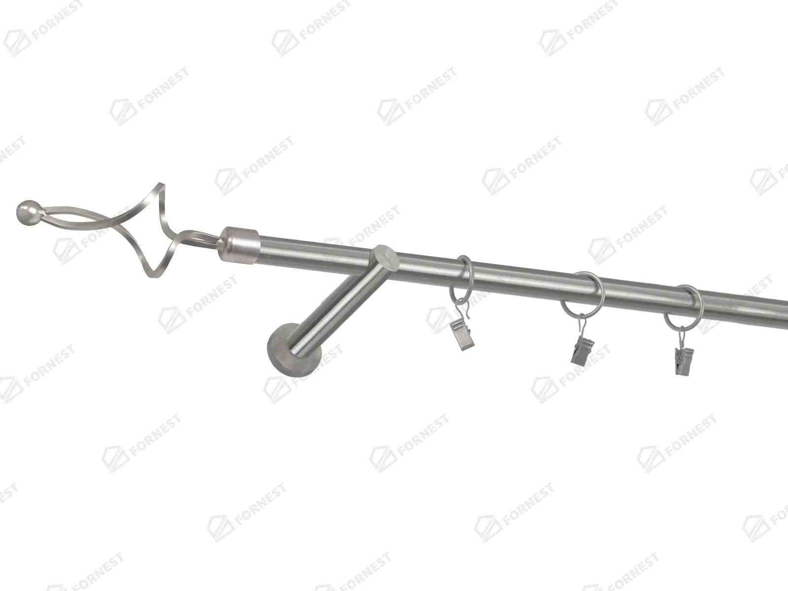 Garniža 19mm - 1rad - FALIST - satin