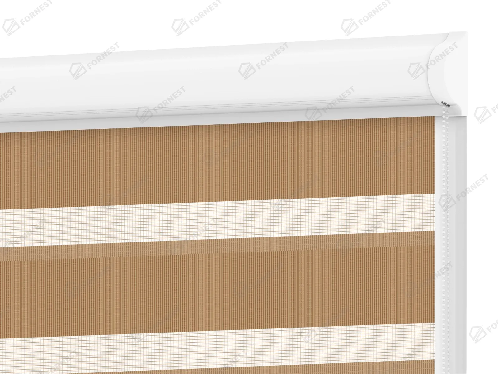 Roleta SWING LITE - deň a noc - látka Miami 1305 - mliečna čokoláda