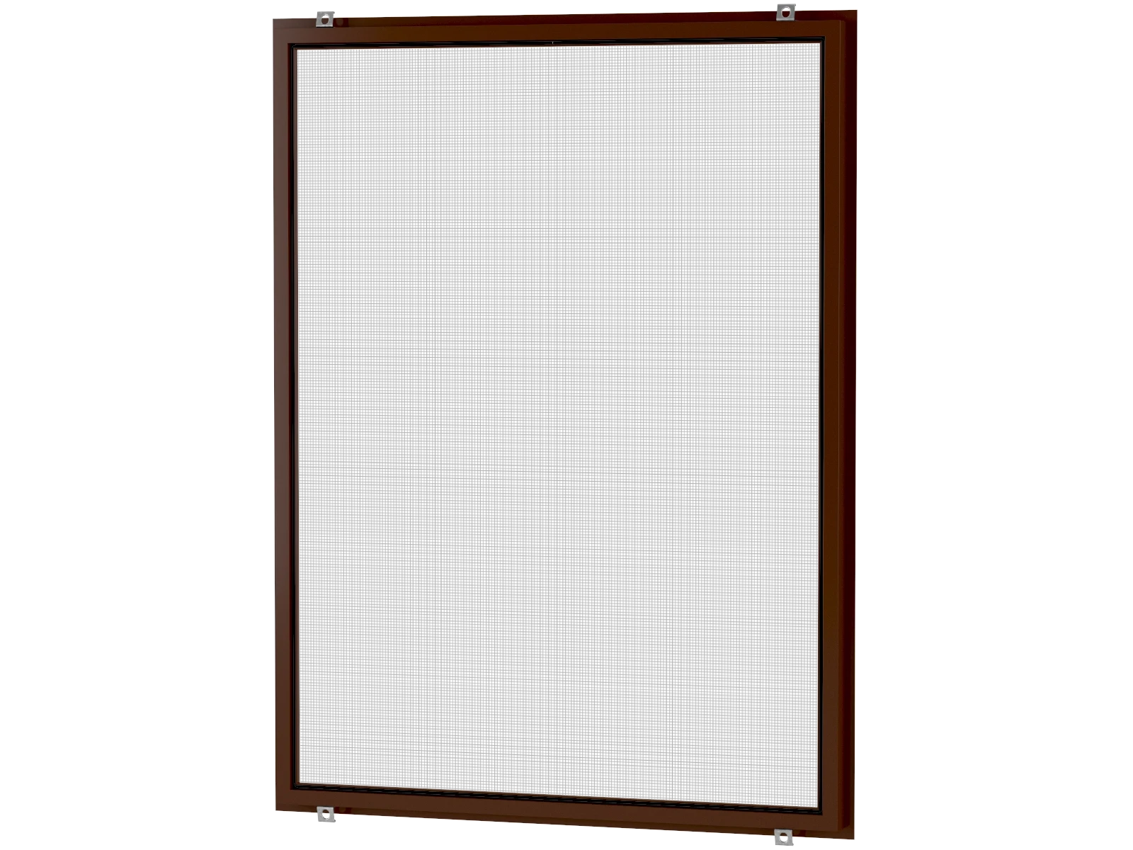 Sieťky proti hmyzu na OKNO - pevné KLIK LUX - TMAVOHNEDÁ RAL8016