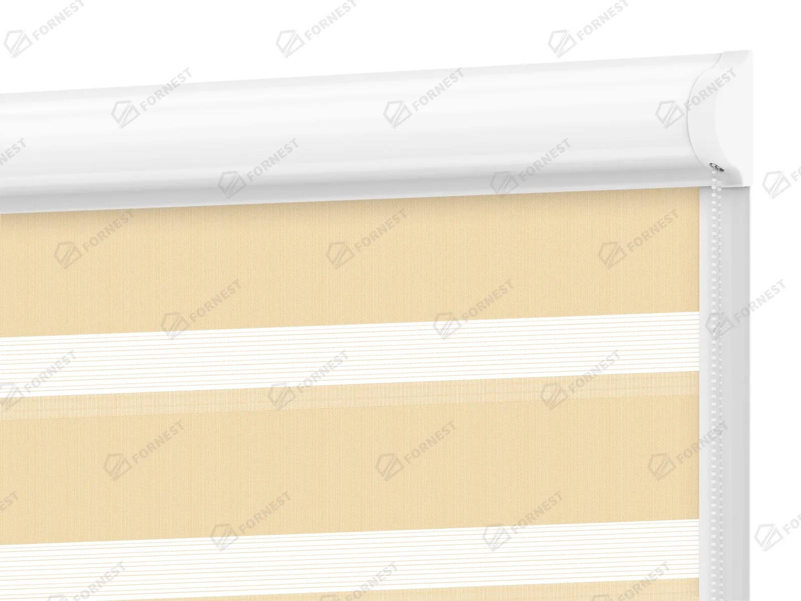 Roleta SWING - deň a noc - látka Zakynthos 05 - croissant