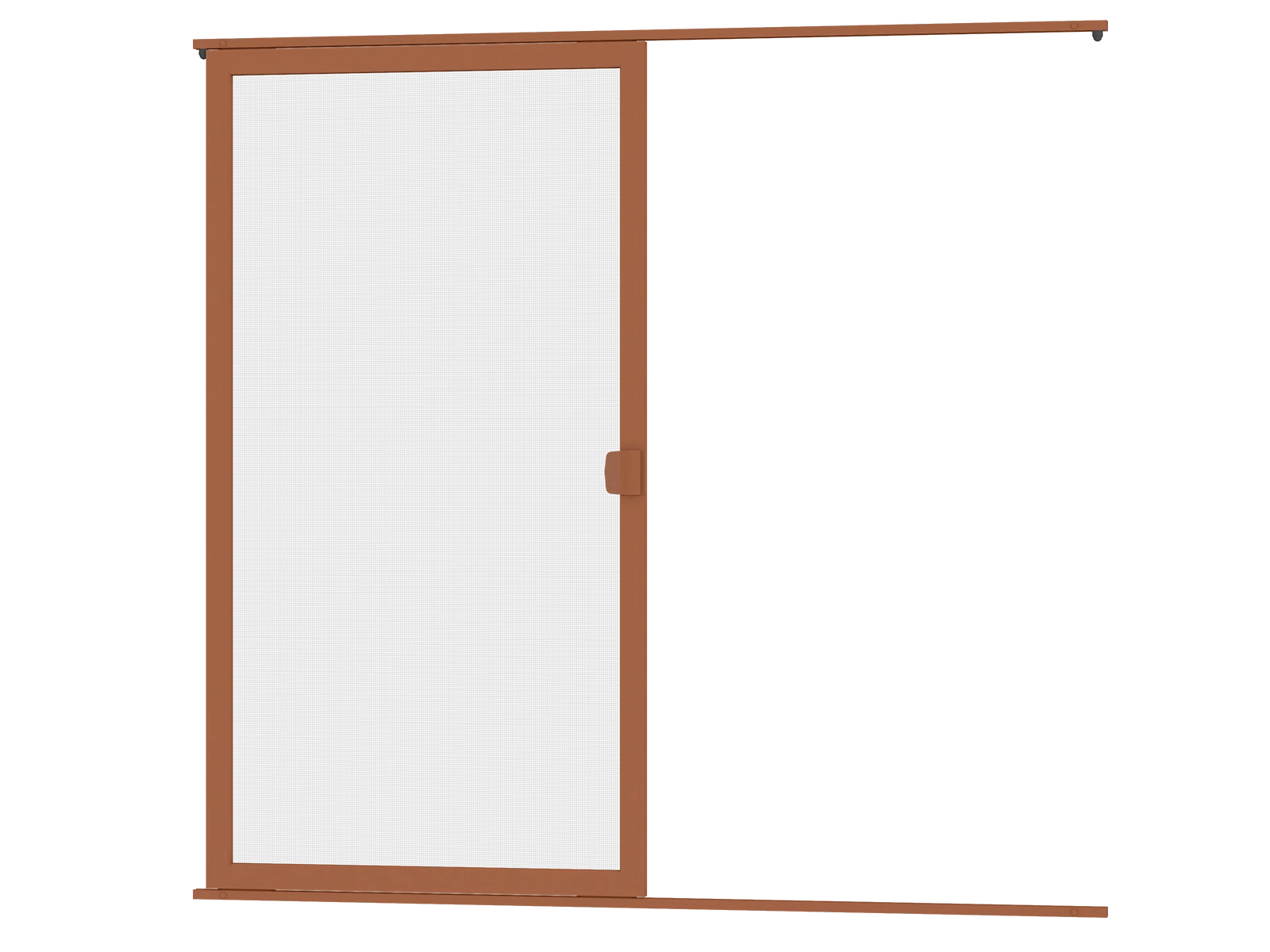 Sieťky na DVERE- posuvné - drevoimitačné - bez priečky