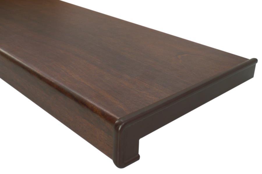 Vnútorné parapety - drevotrieska ORECH - pvc krytky