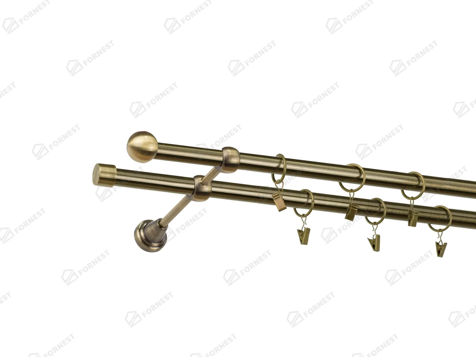 Garniža 19x19mm - 2rady - BOLOGNA - antik