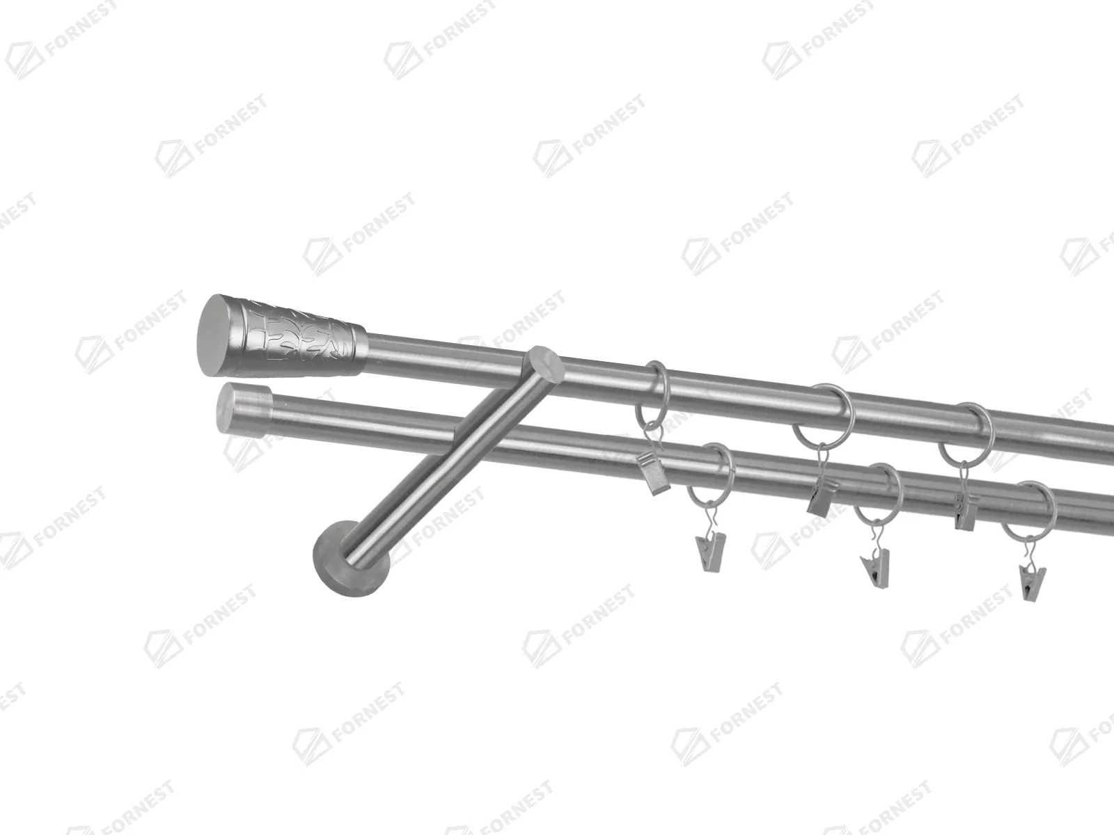 Garniža 19x19mm - 2rady - SEVILLA - satin