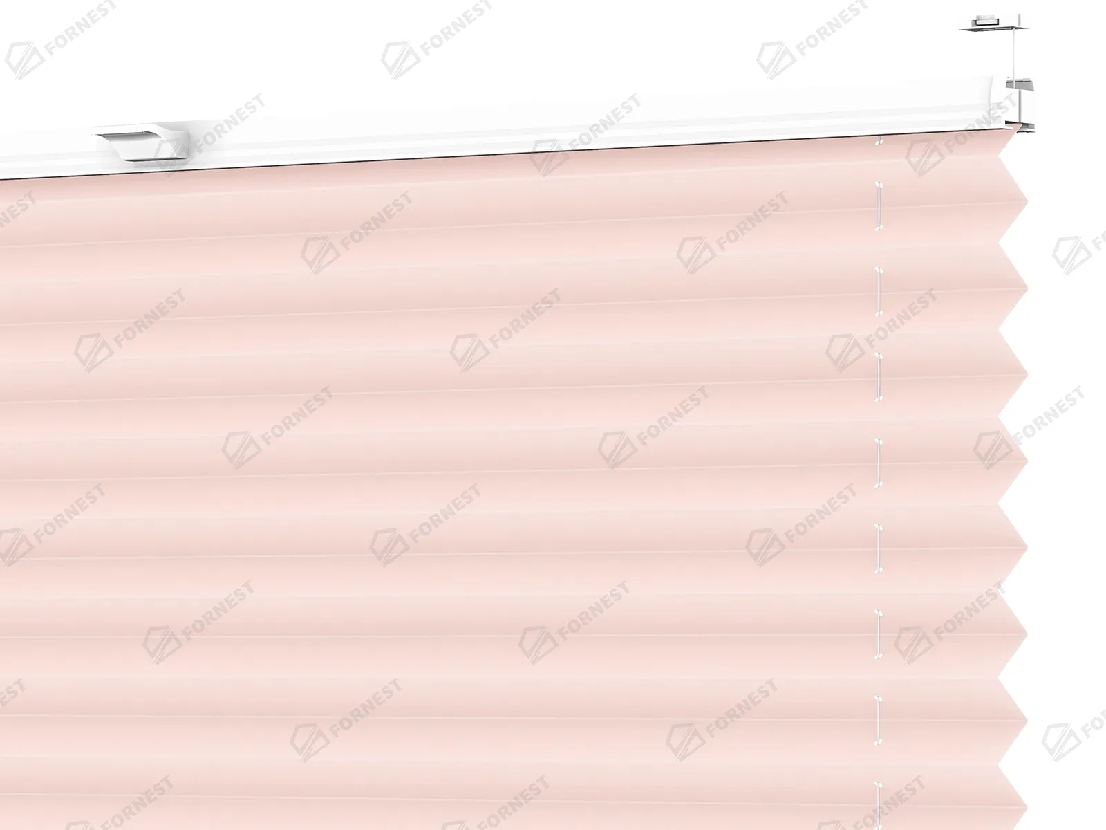 Plisé rolety LUX - látka Lovely rose 11073 - PEARL