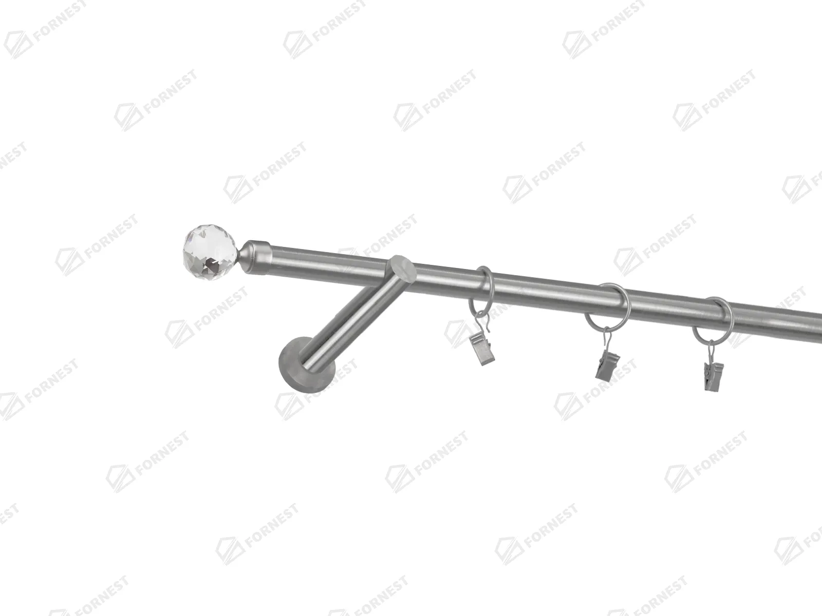 Garniža 19mm - 1rad - GUĽA CRYSTAL - satin