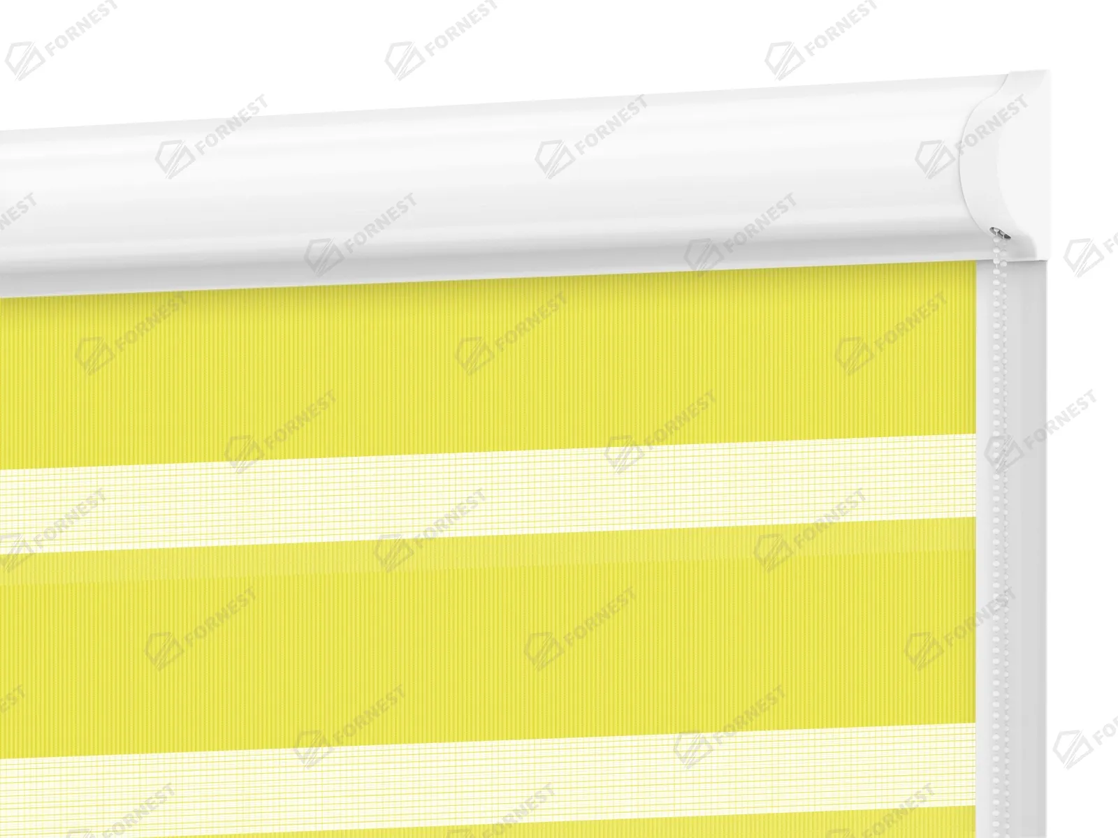 Roleta SWING - deň a noc - látka Bahama 1805 - citrónovo zelená