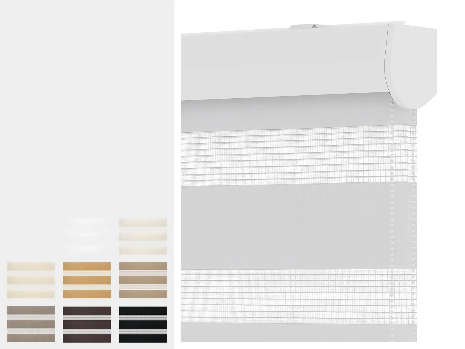 Roleta NOBLE - deň a noc - látka MIAMI