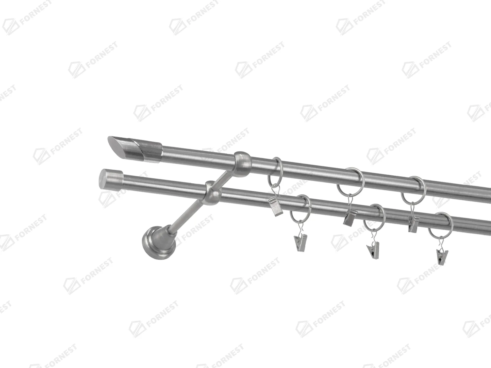 Garniža 16x16mm - 2rady - PIZA - satin