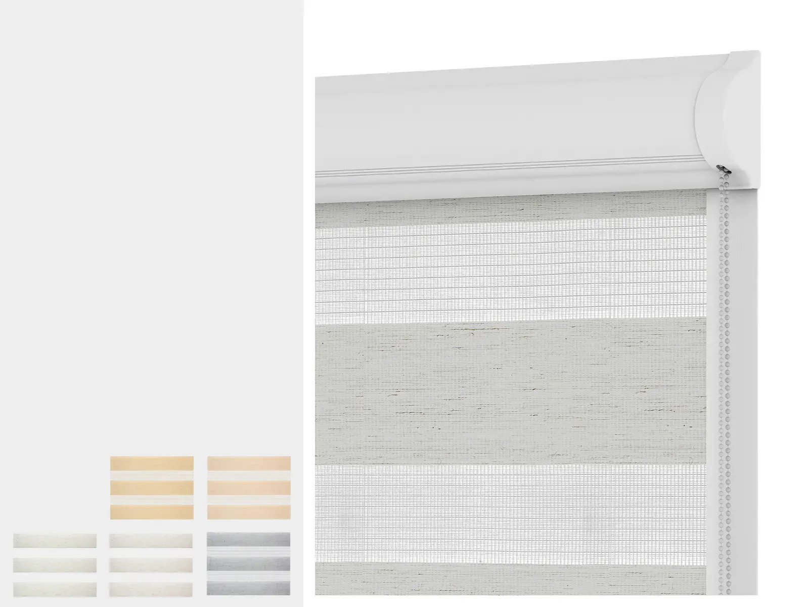 Roleta SWING LITE - deň a noc - látka BALI