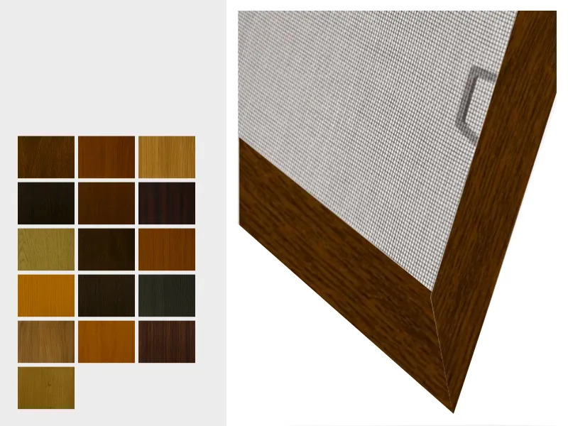 Sieťky na OKNO - pevné - renolit