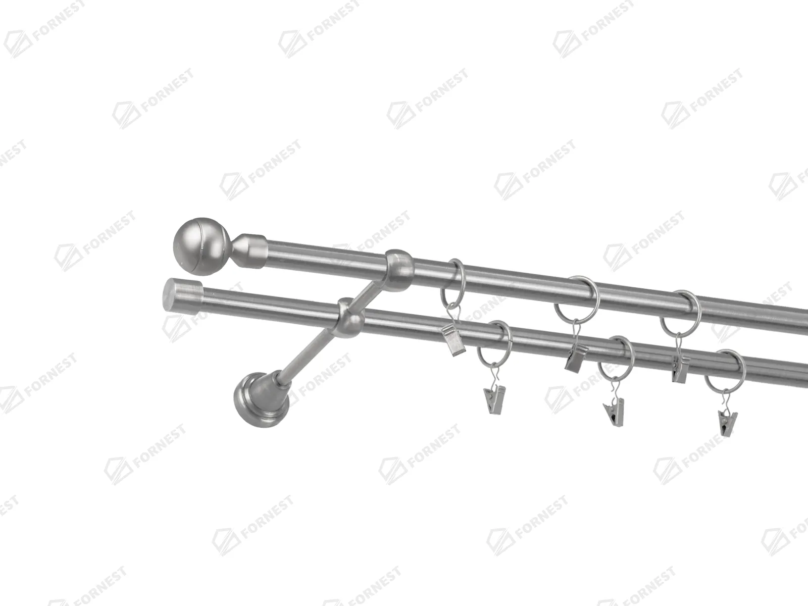 Garniža 16x16mm - 2rady - PAOLA - satin