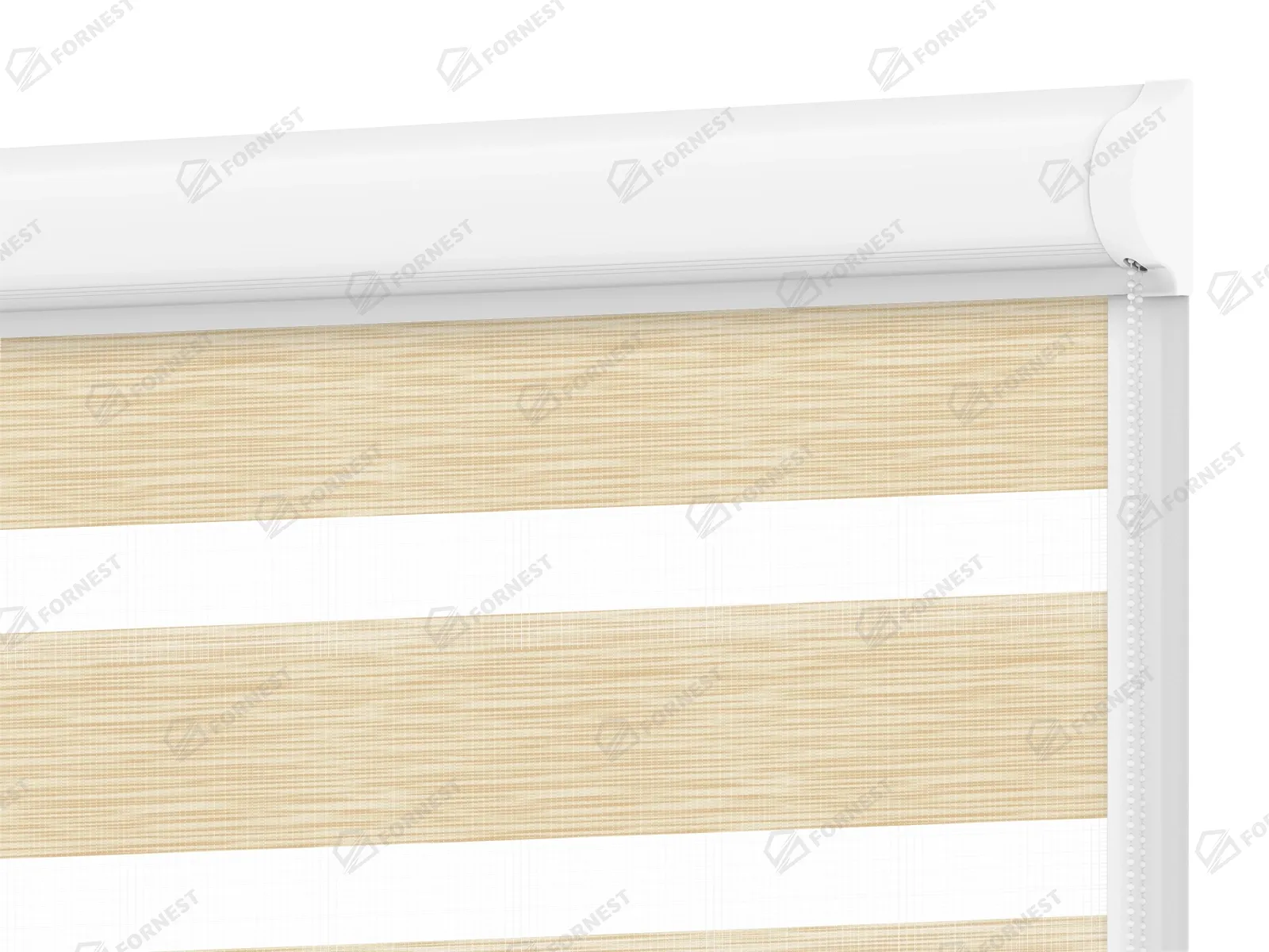 Roleta SWING LITE - deň a noc - látka Maurícius 63 - svetlo žltá (borovica)