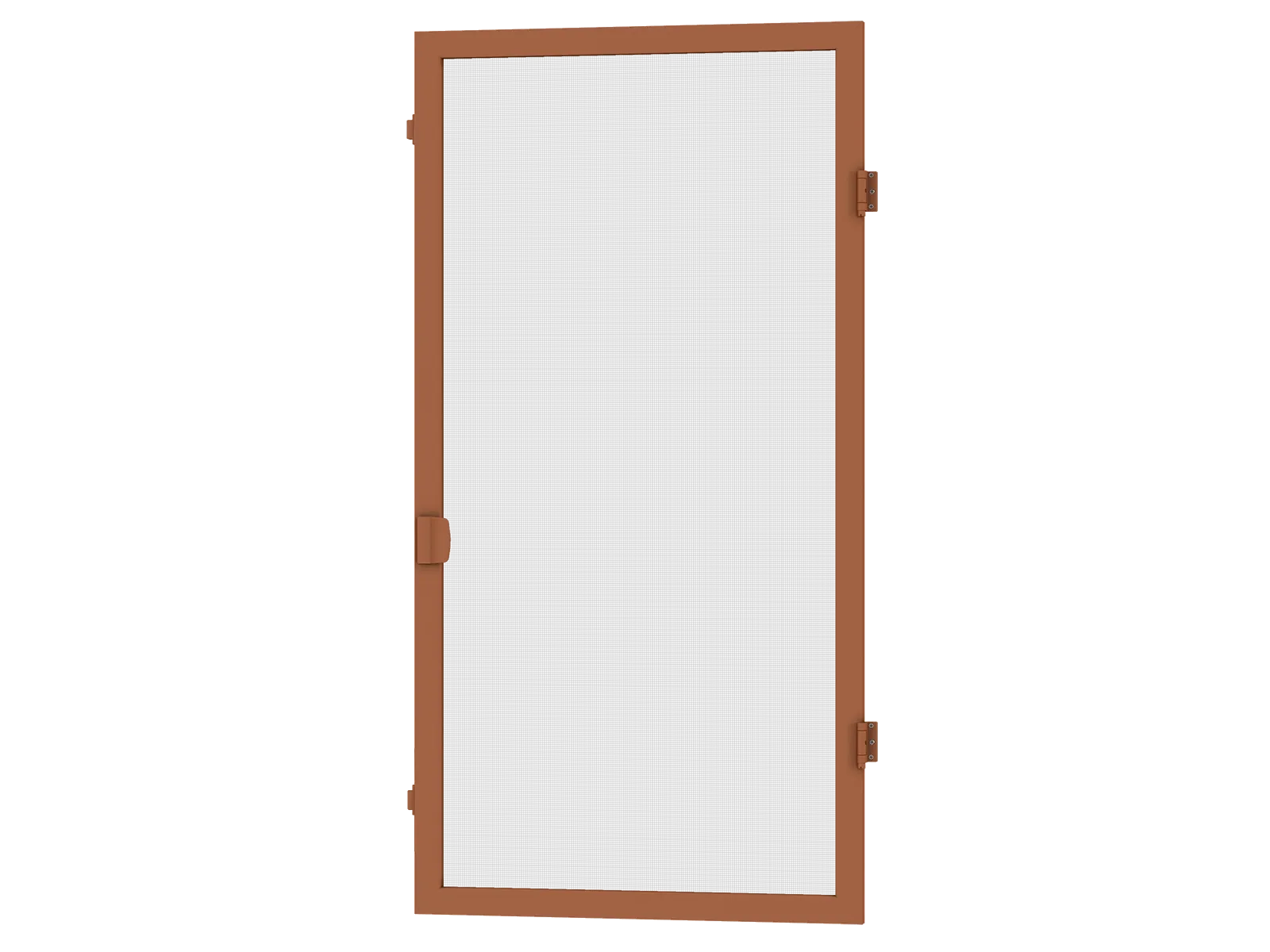 Sieťky na DVERE - pántové - HNEDÁ - bez priečky