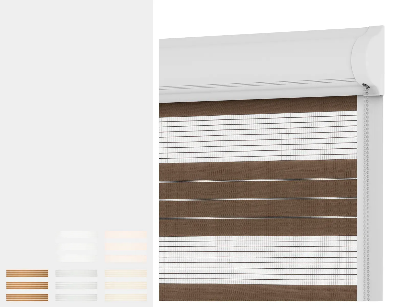 Roleta SWING LITE - deň a noc - látka KRÉTA