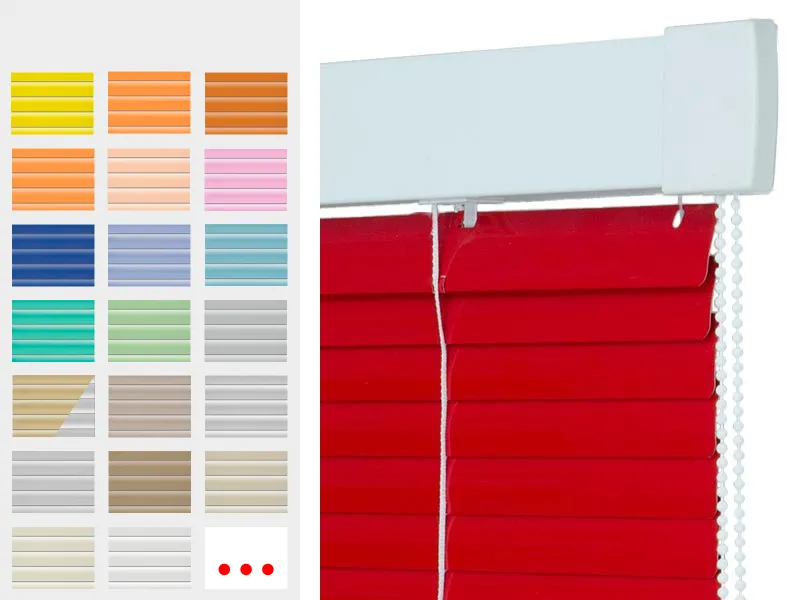 Žalúzie na okná ISSO 1 - 25mm - bežné odtiene