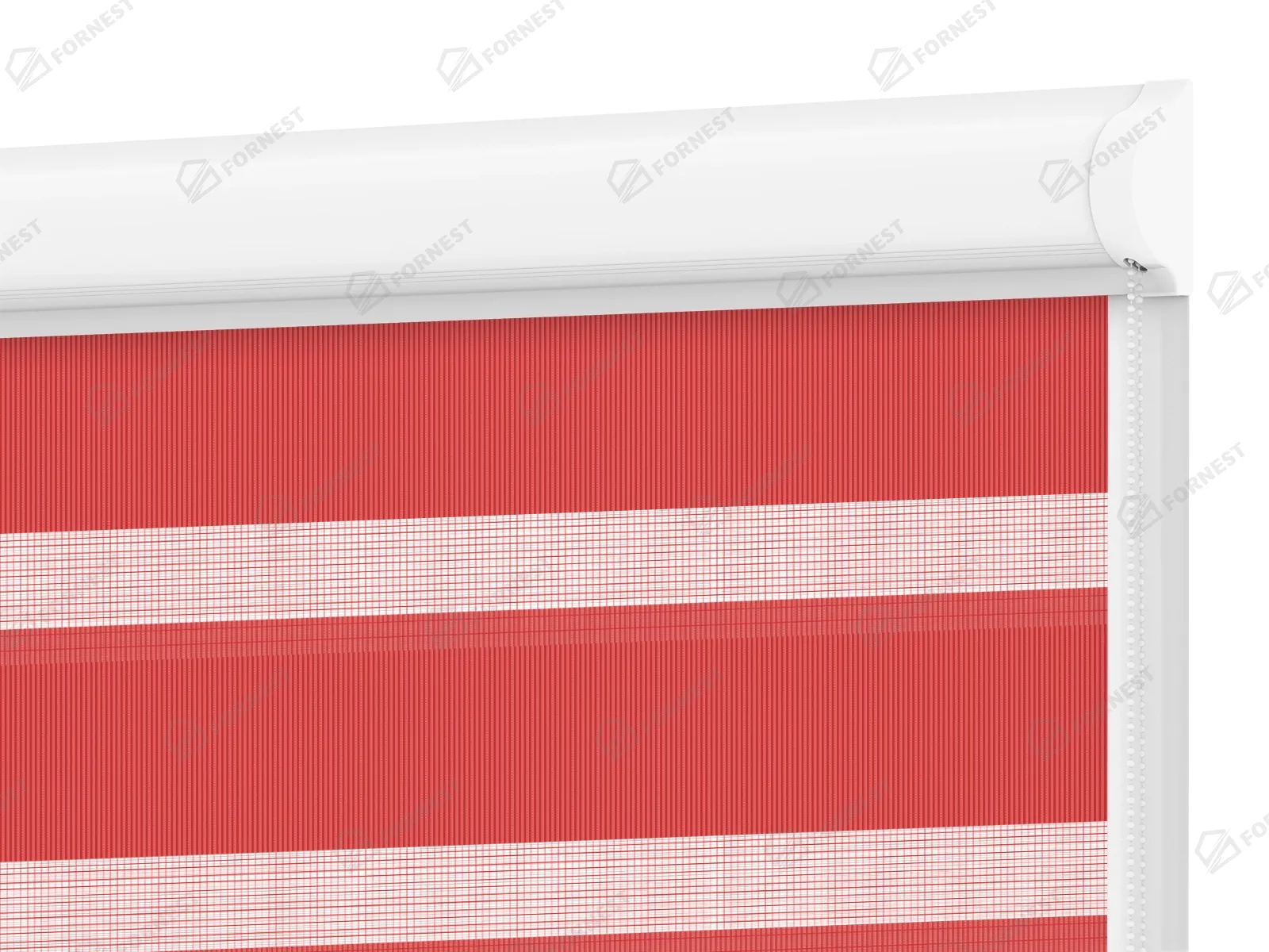 Roleta SWING LITE - deň a noc - látka Bahama 1804 - červená