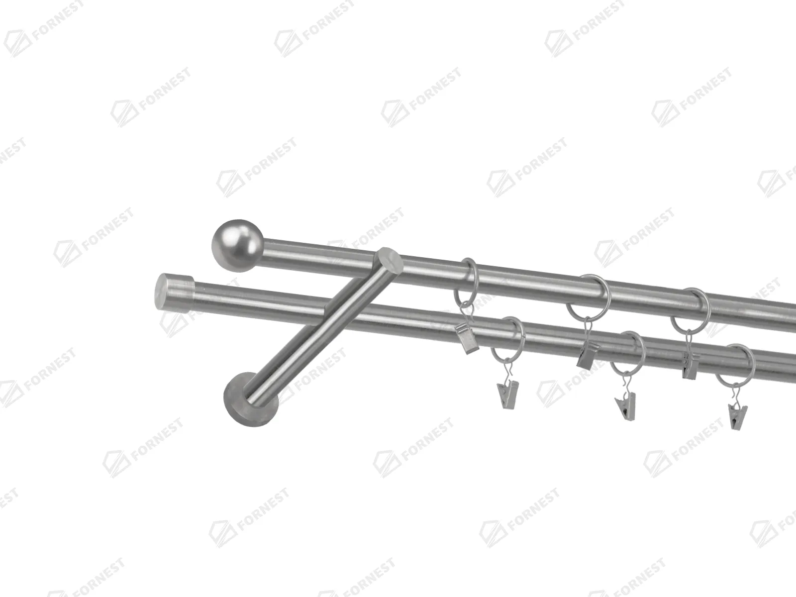 Garniža 19x19mm - 2rady - BOLOGNA - satin