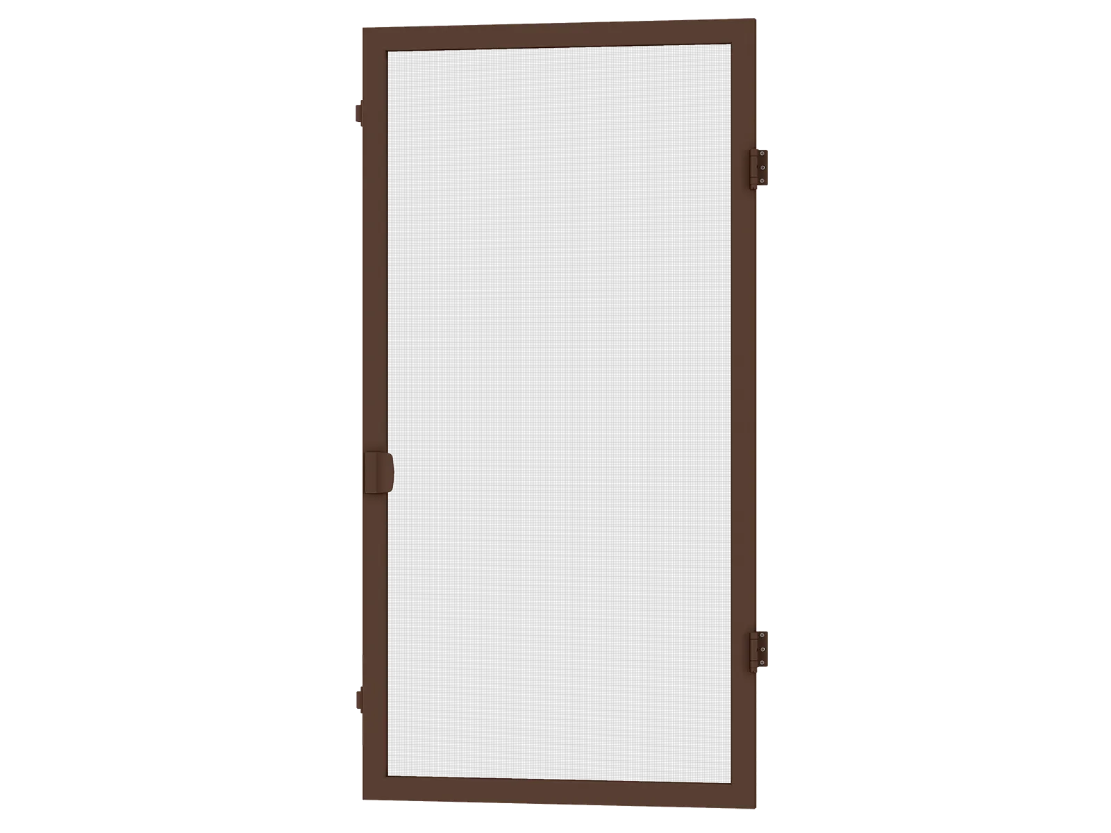Sieťky na DVERE - pántové - TMAVOHNEDÁ - bez priečky