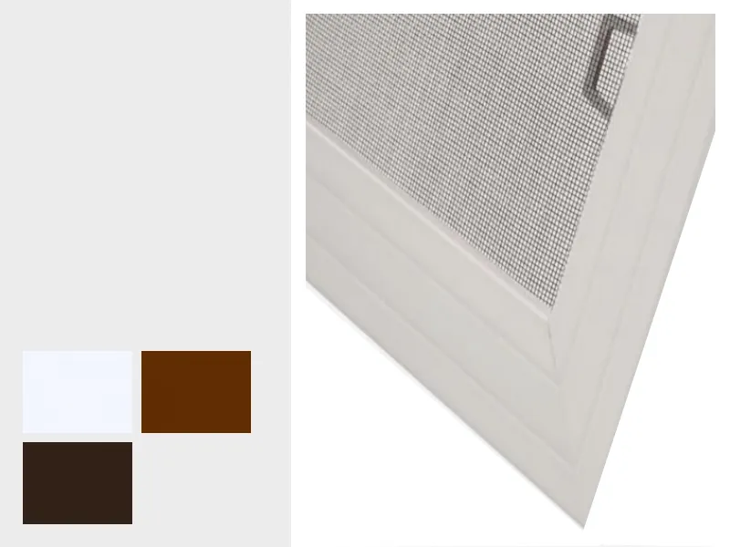 Sieťky na OKNO - pevné MAX - bežné odtiene