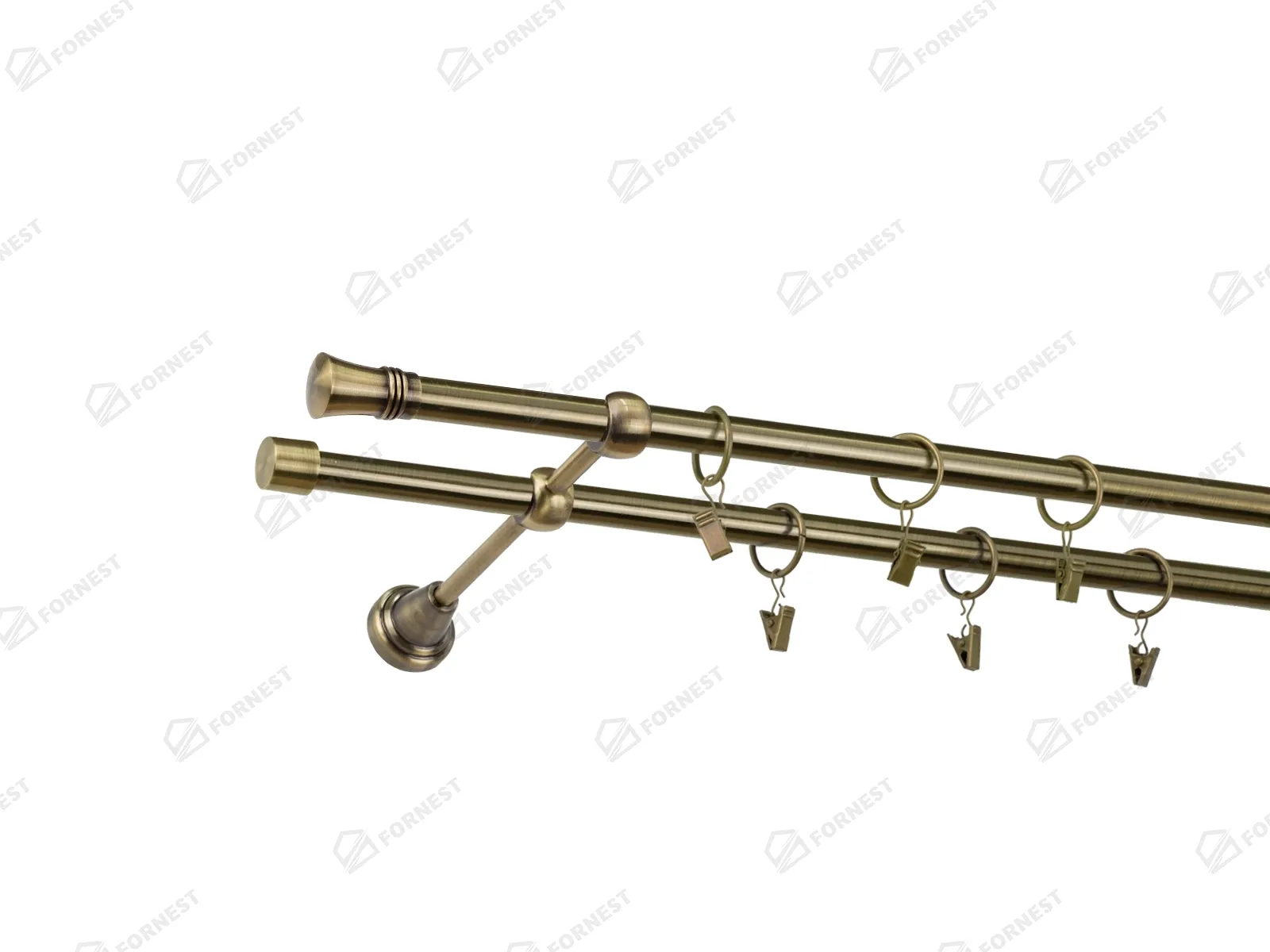 Garniža 16x16mm - 2rady - CAPRI - antik