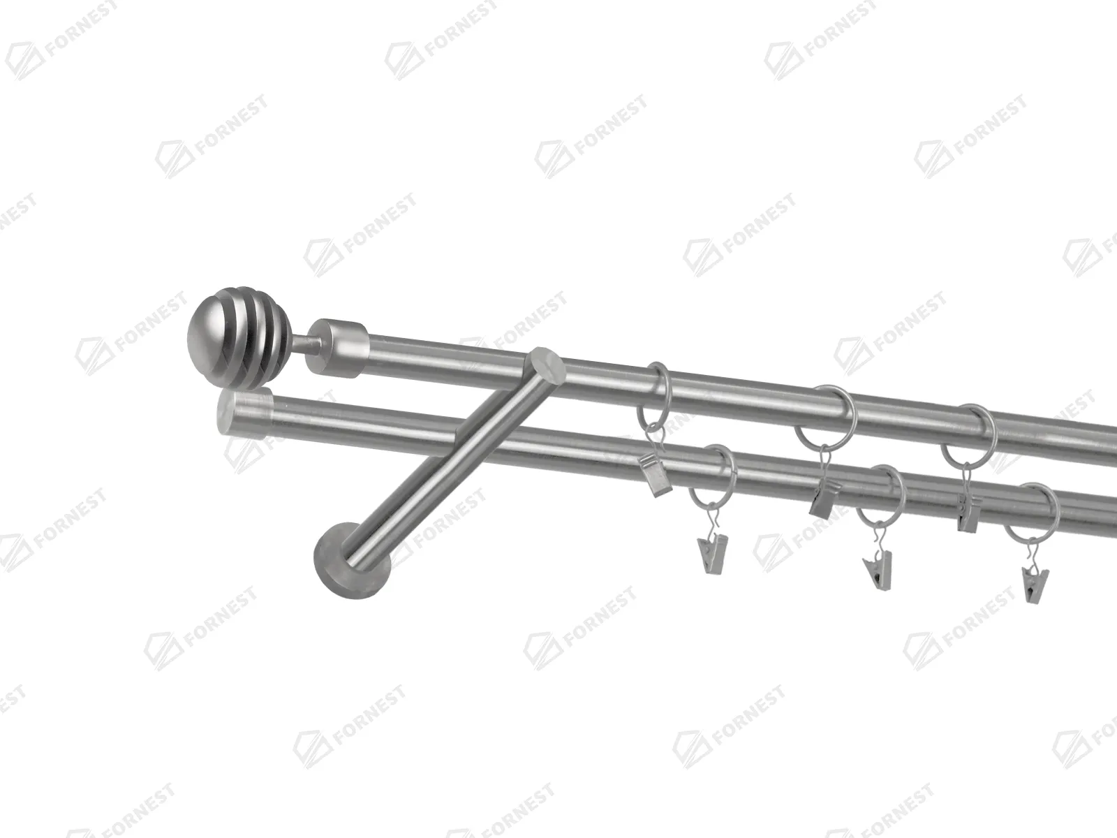 Garniža 19x19mm - 2rady - VERONA - satin