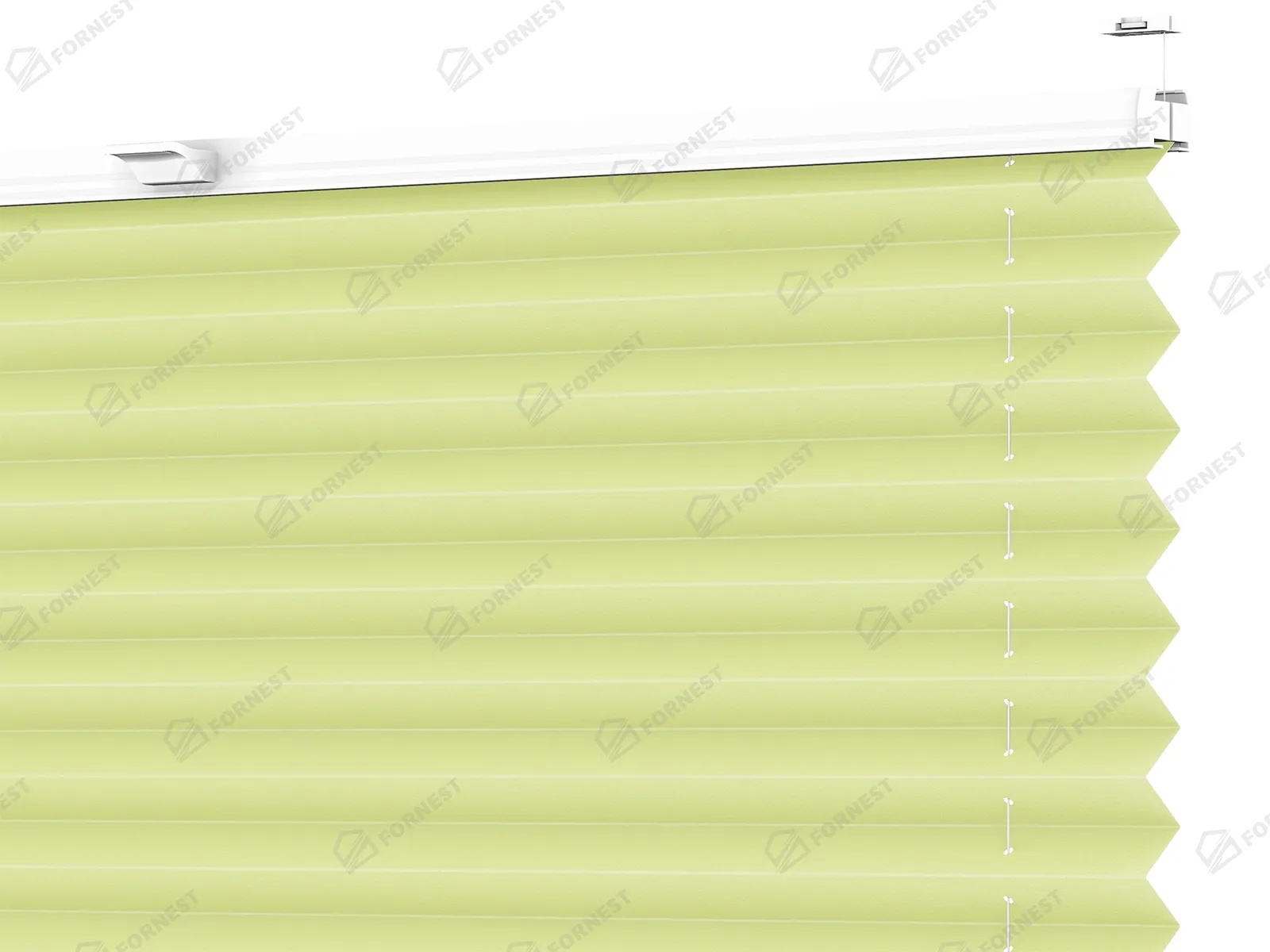 Plisé rolety LUX - látka Fresh lime 11052 - PEARL