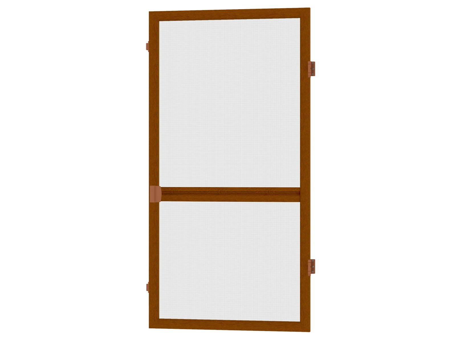 Sieťky na DVERE - pántové - drevoimitačné - s priečkou