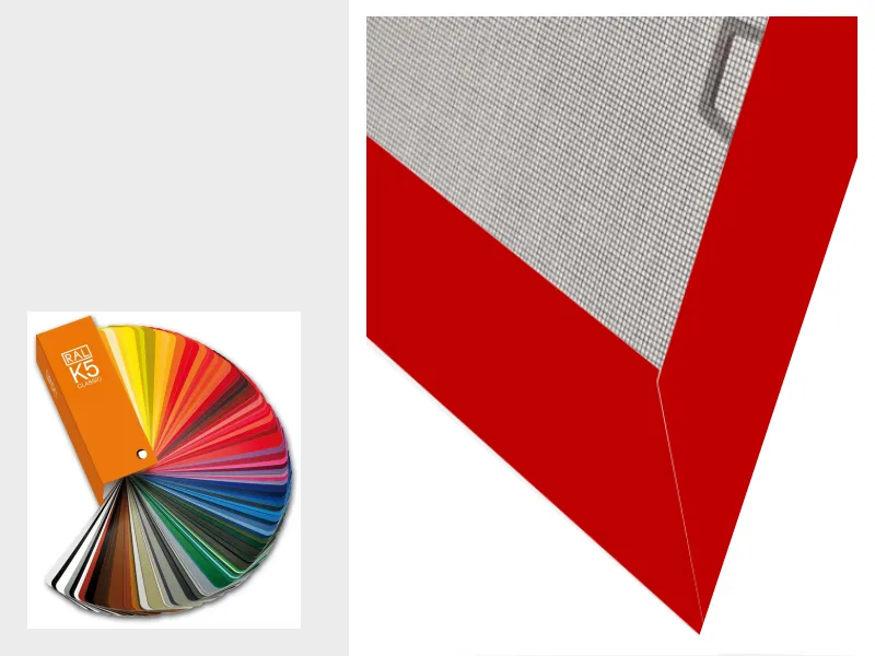 Sieťky na OKNO - pevné MAX - farby RAL