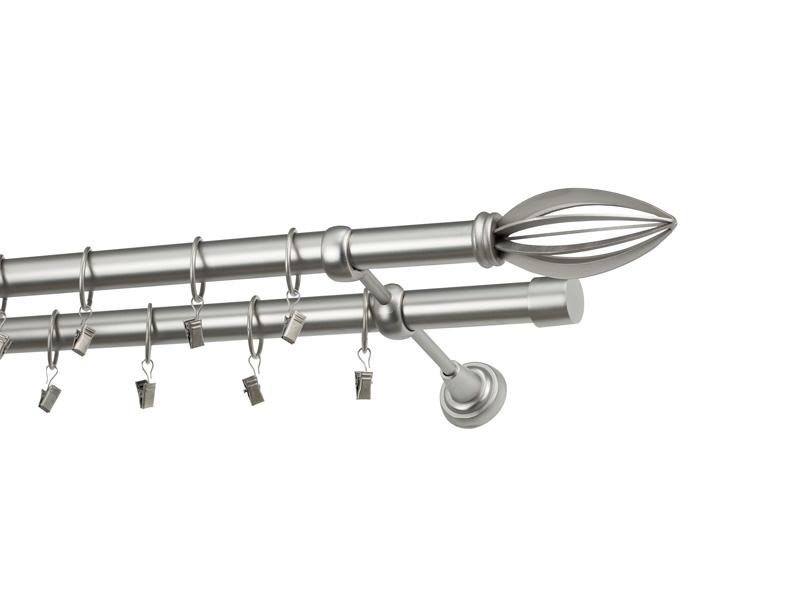 Garniža 25x25mm - 2rady - PANTEON - satin