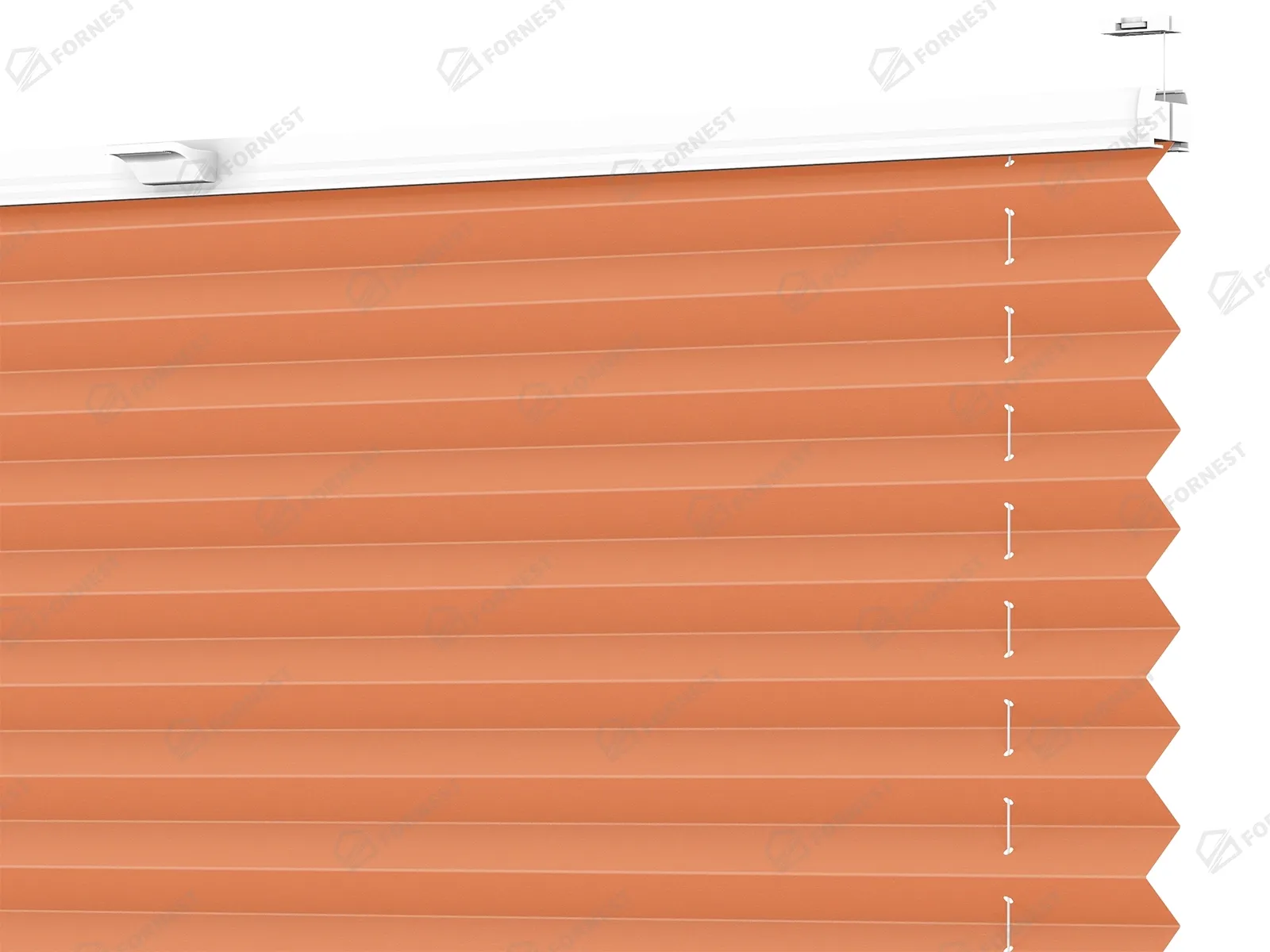 Plisé rolety LUX - látka Coral 11242 - BLACKOUT (zatemňujúca)