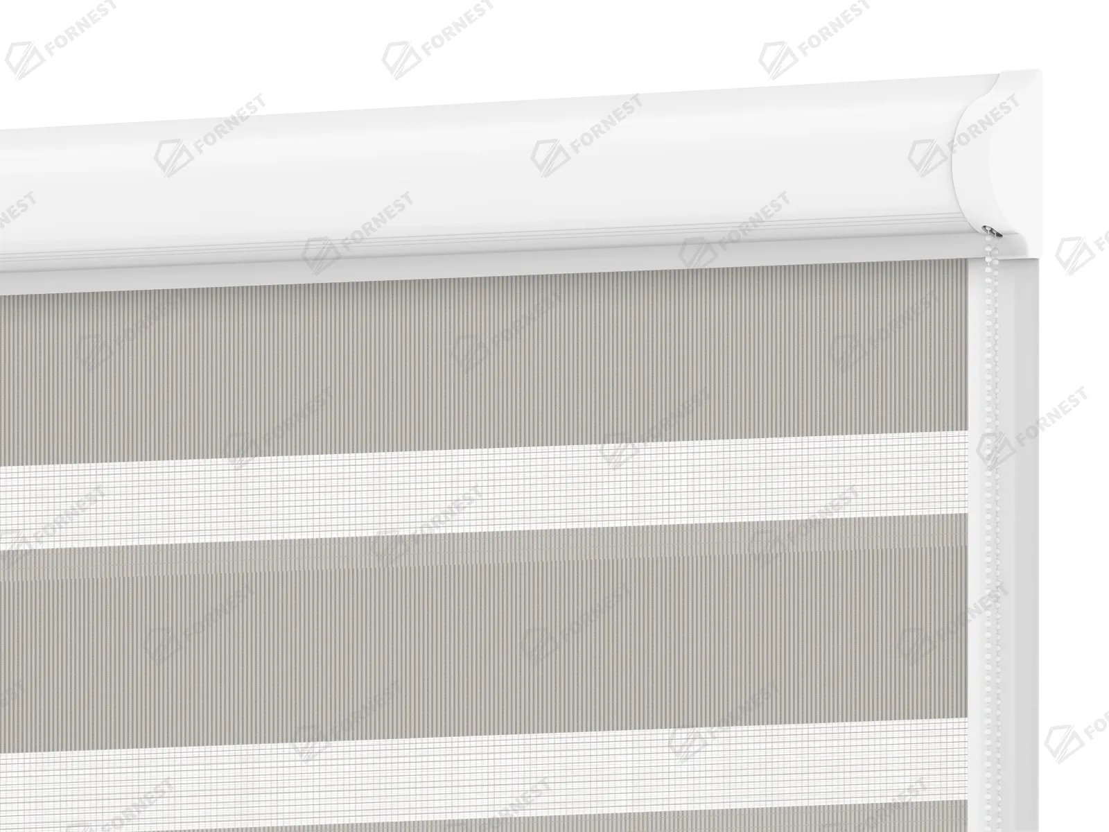 Roleta SWING LITE - deň a noc - látka Bahama 1806 - sivá