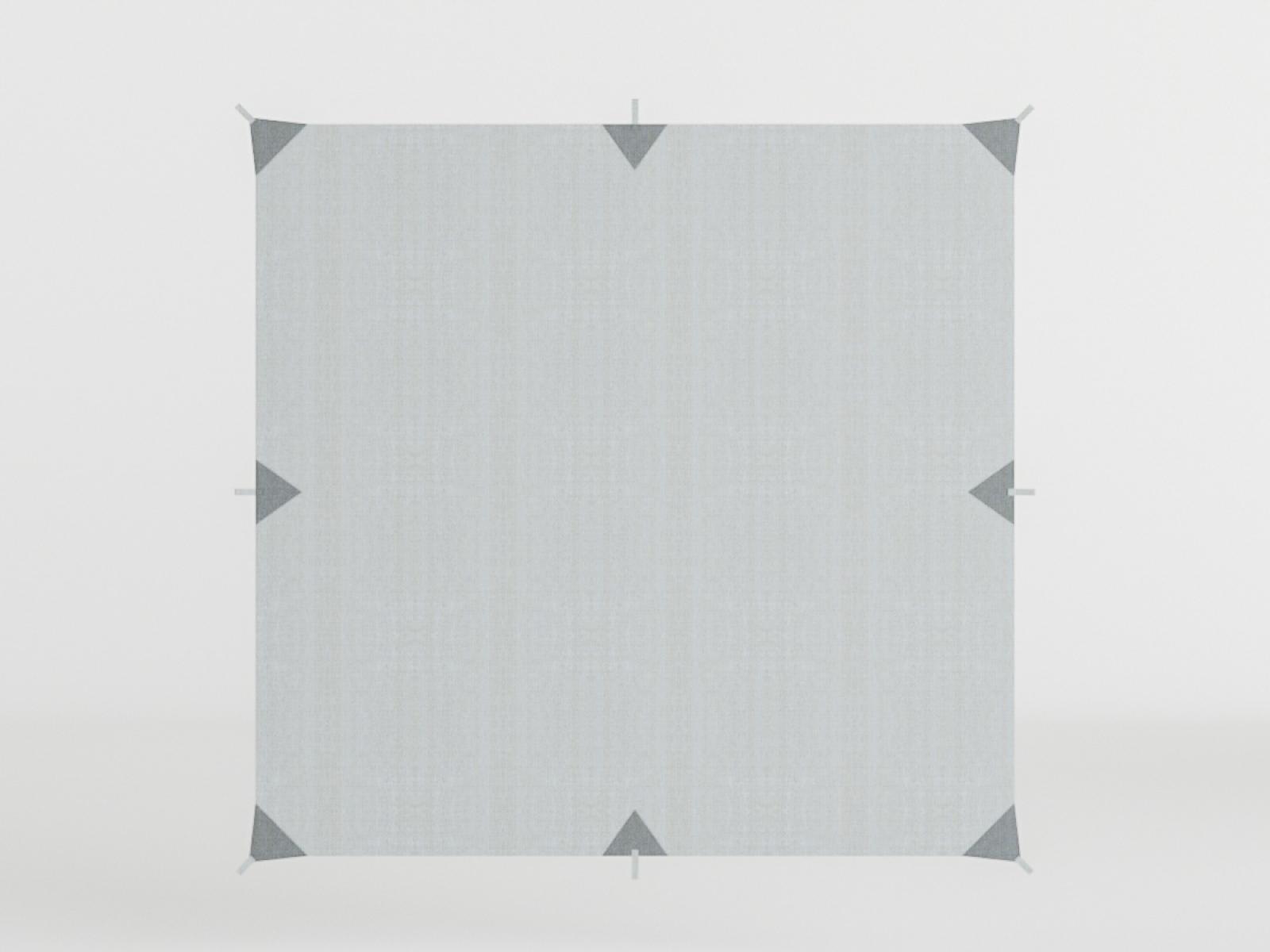 Tieniaca plachta so spodným úchytom