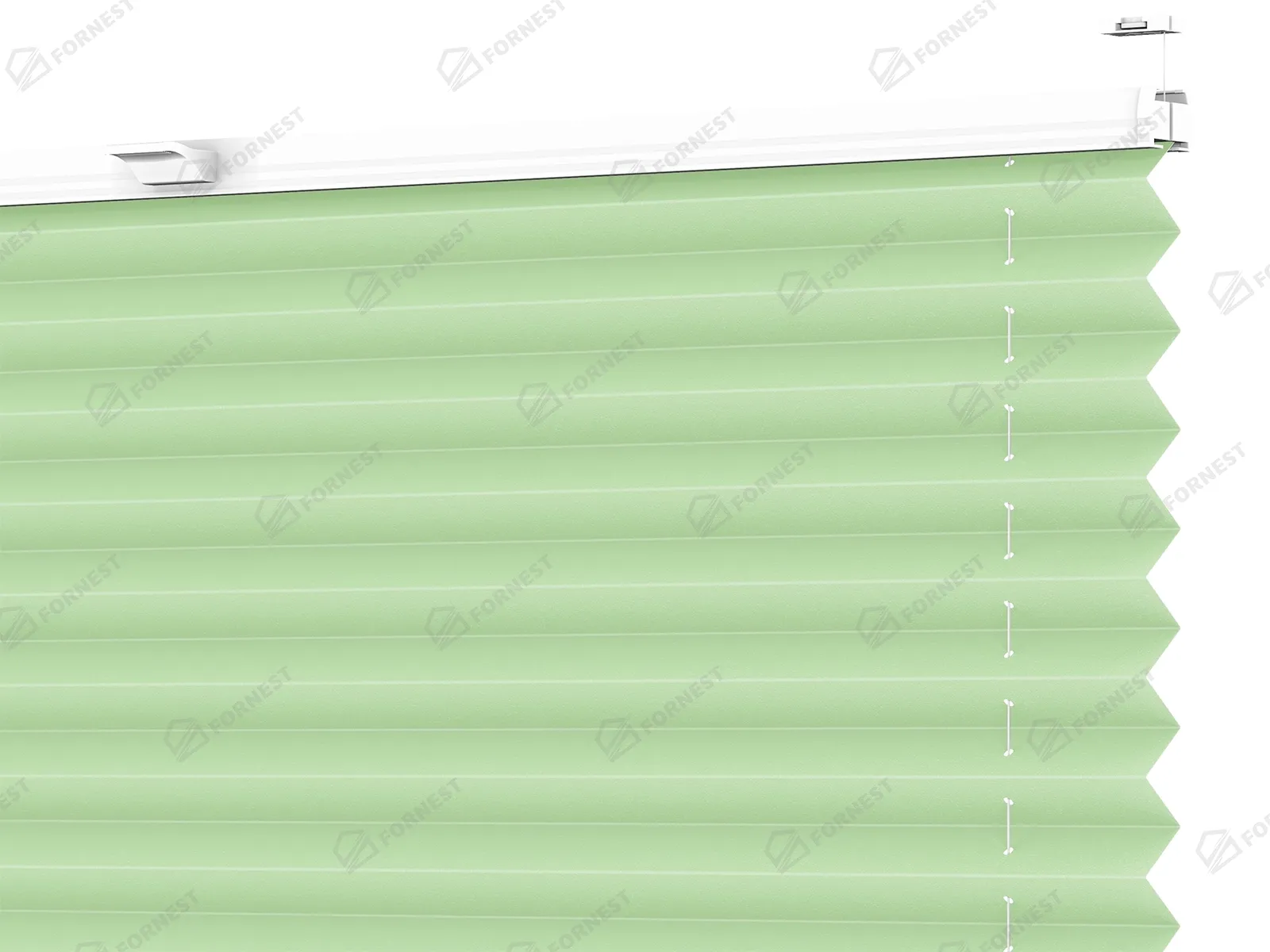 Plisé rolety LUX - látka Glam green 11068 - PEARL