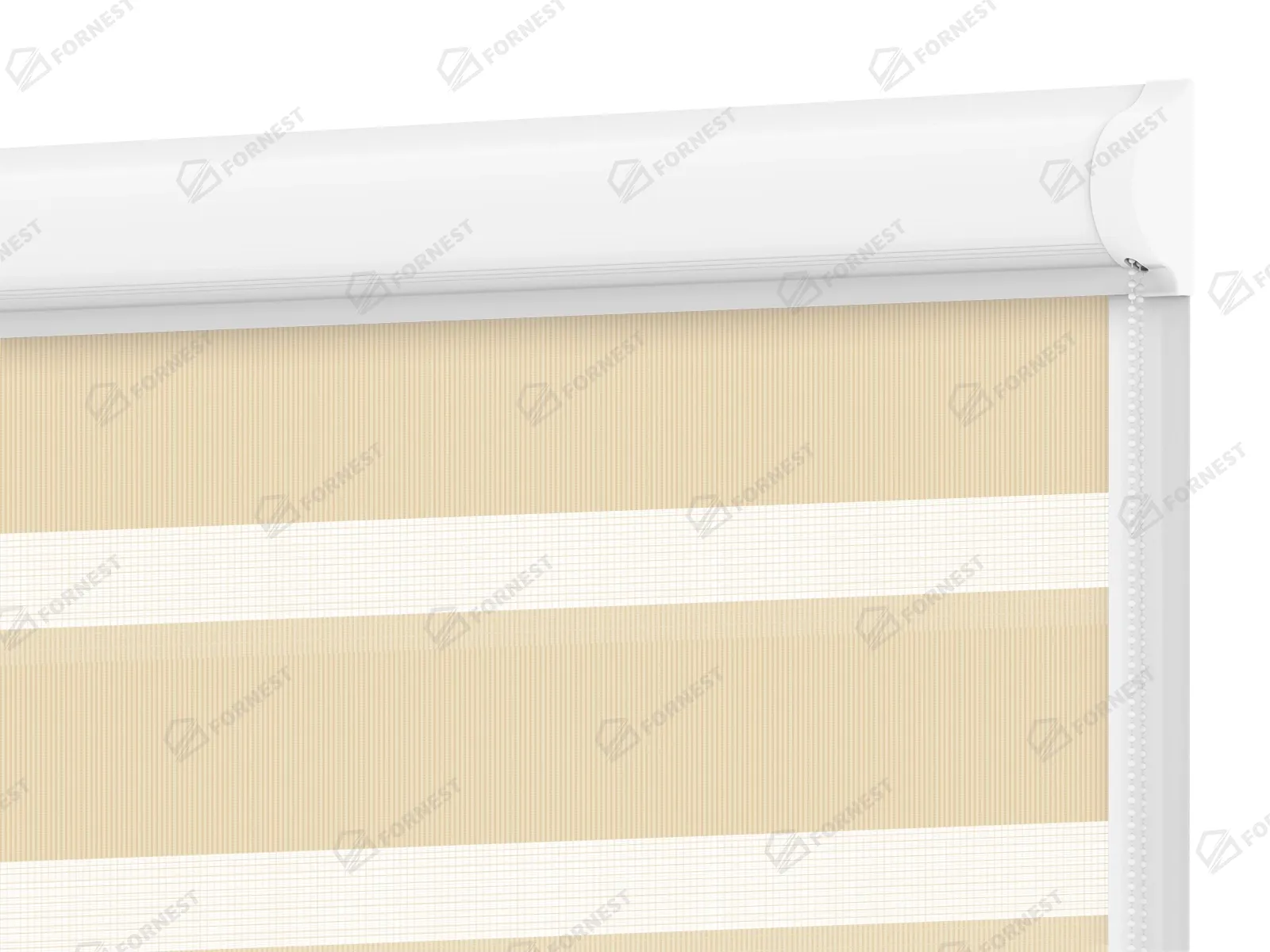 Roleta SWING LITE - deň a noc - látka Miami 1303 - biela káva