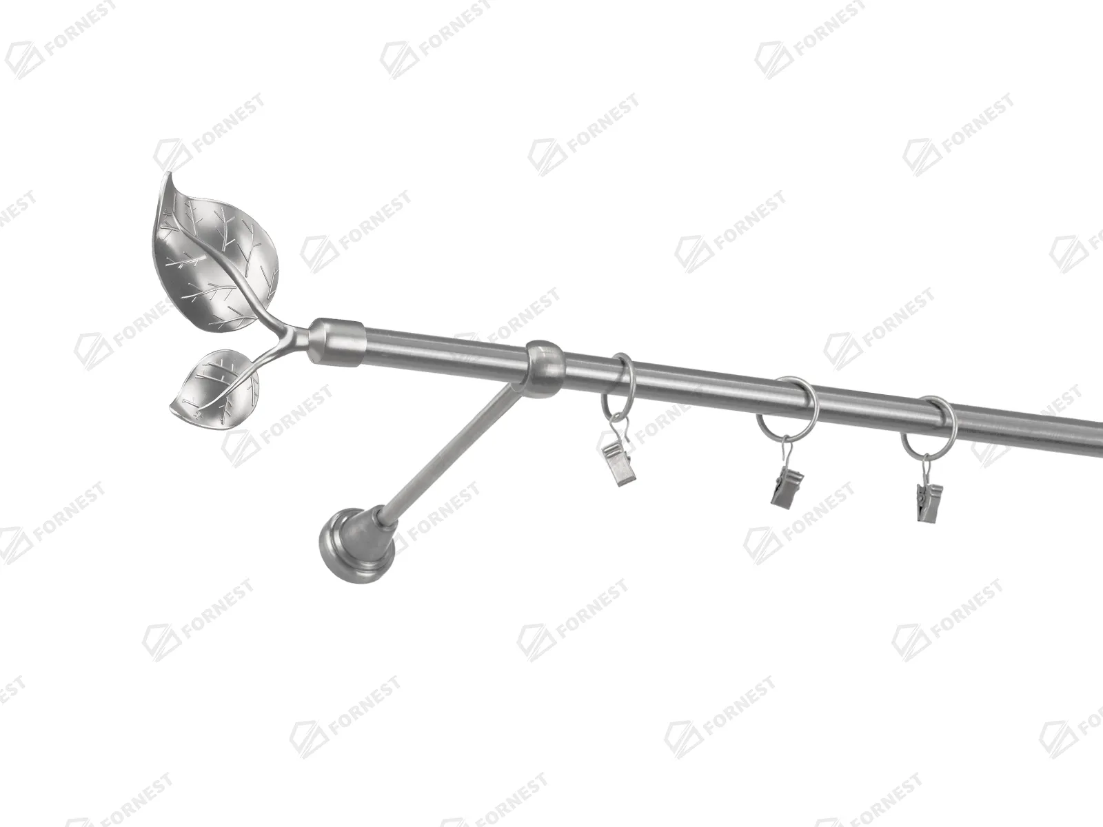 Garniža 16mm - 1rad - LIST VEĽKÝ - satin