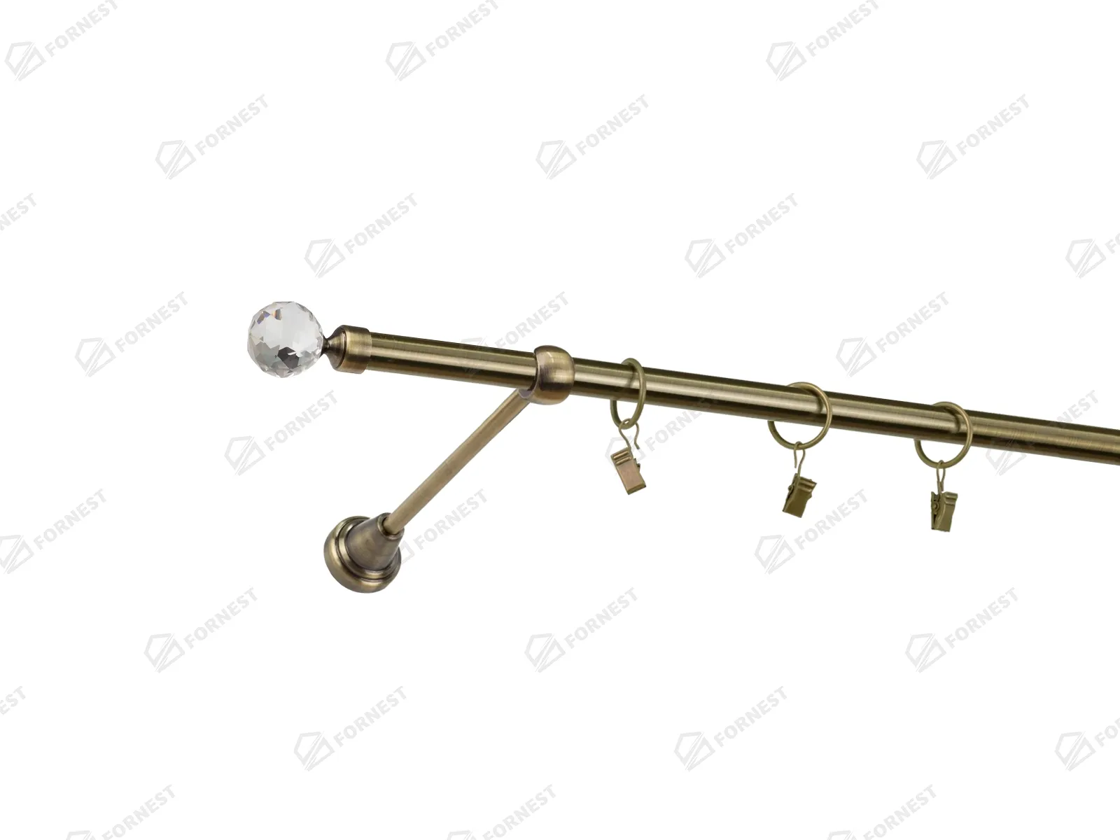 Garniža 16mm - 1rad - GUĽA CRYSTAL - antik