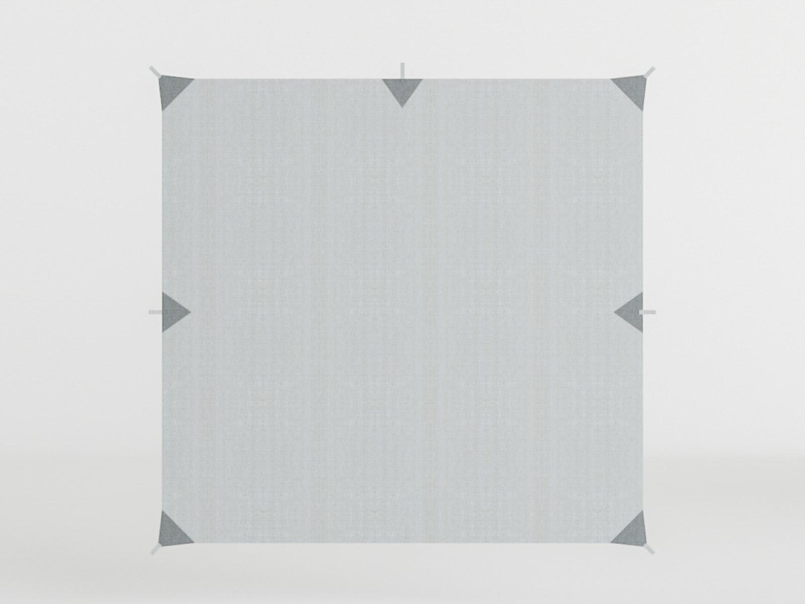 Tieniaca plachta bez spodného úchytu