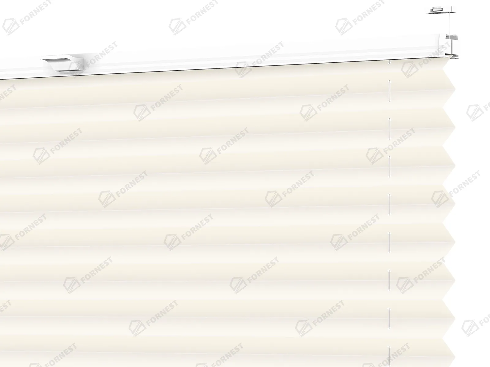 Plisé rolety LUX - látka Sea Shell 11195 - BLACKOUT (zatemňujúca)