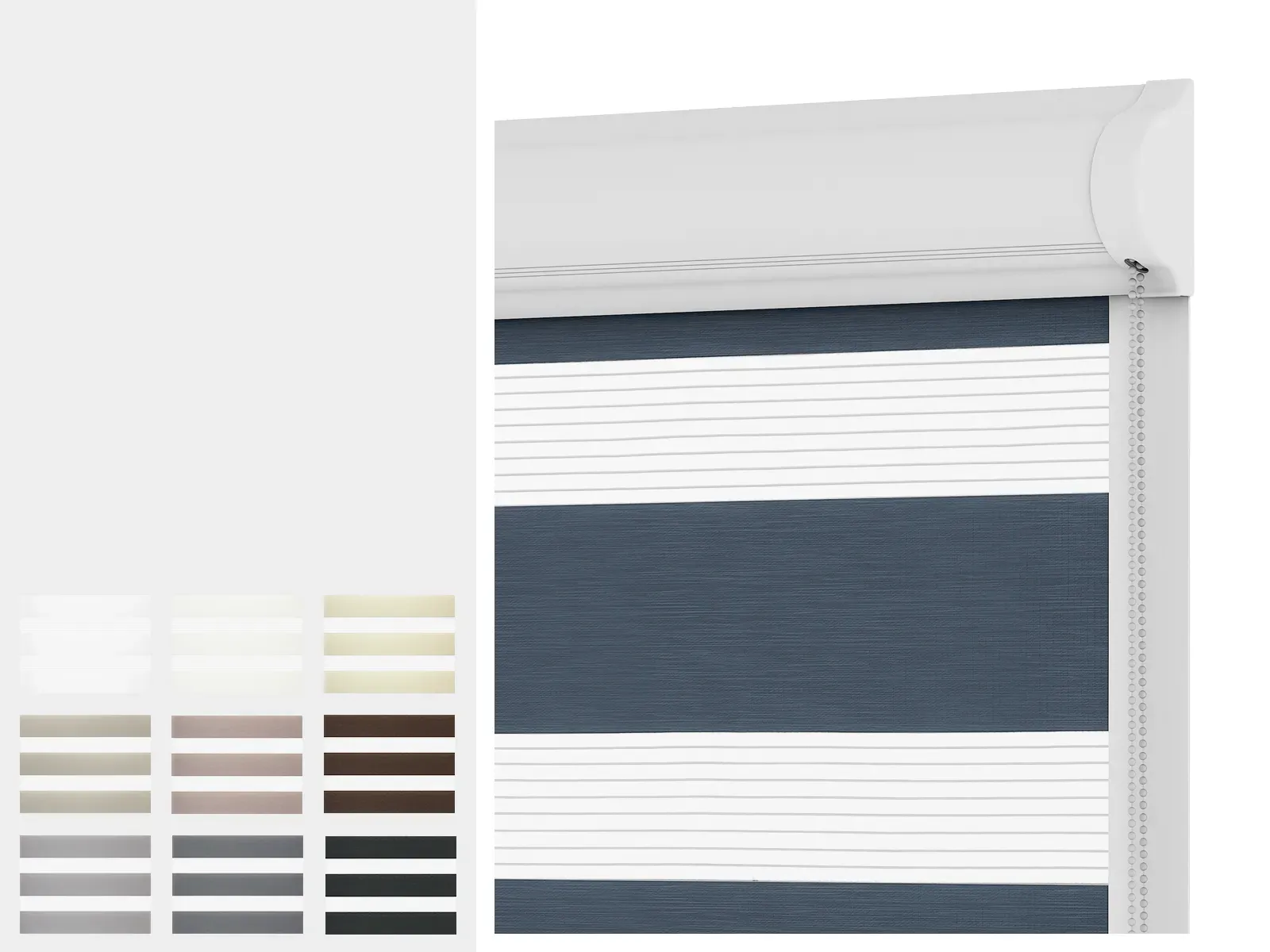 Roleta SWING LITE - deň a noc - látka IBIZA