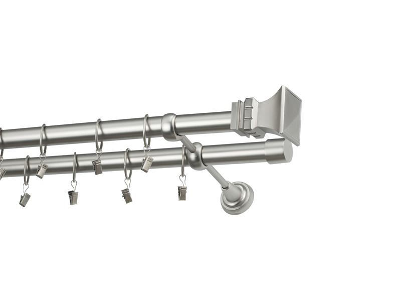 Garniža 25x25mm - 2rady - VEŽA - satin