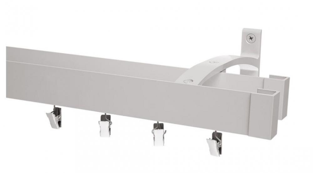 Garniža MODERN 2-drážková - na stenu - odtieň INOX