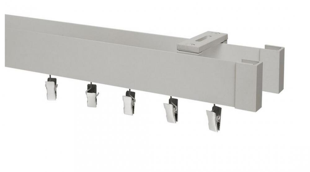 Garniža MODERN 2-drážková - do stropu - odtieň INOX