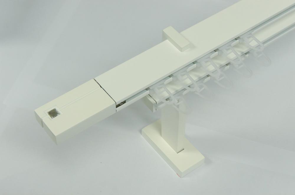 Garniža SQUARE LINE biela 2dr. - kon. biela KRYSTAL