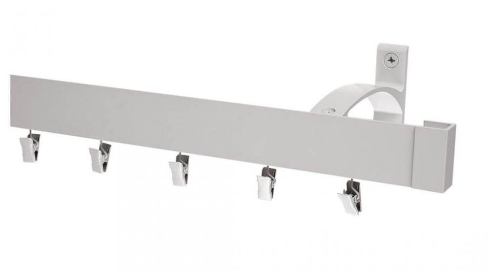 Garniža MODERN 1-drážková na stenu - odtieň INOX