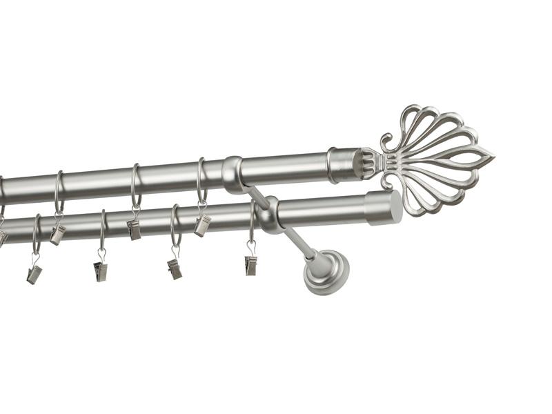 Garniža 25x25mm - 2rady - MODERN - satin