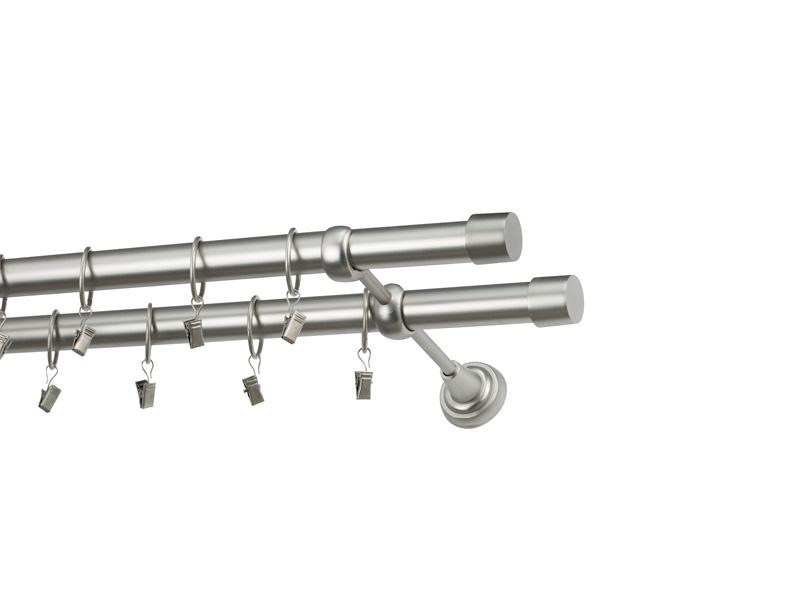 Garniža 25x25mm - 2rady - PULLO - satin